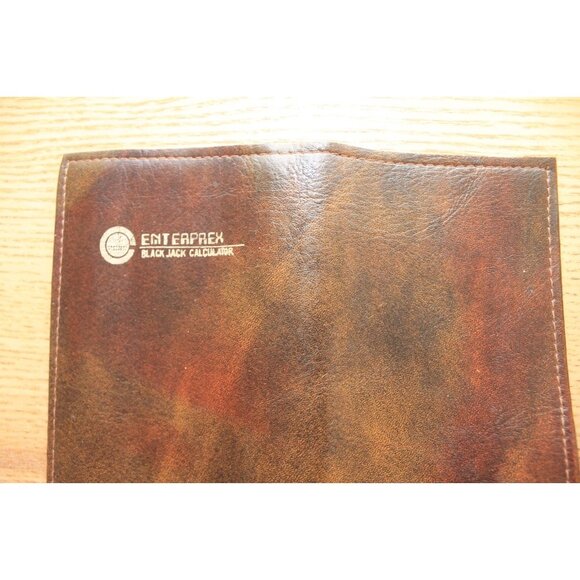 Enterprex BJ-21 Vintage Blackjack Calculator w/ Case & Manual |1970s| WORKS - Picture 16 of 17